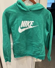 Nike Boys Hoodie Sweatshirt Size XL Green