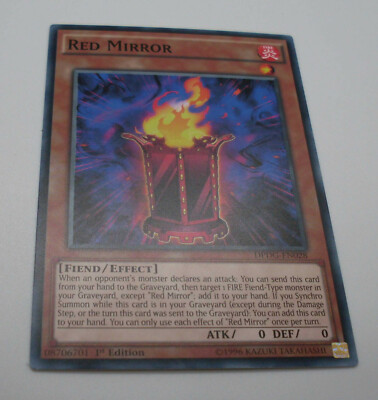 Yu-Gi-Oh Karte - Red Mirror - Fiend / Effect - Yugioh Neu