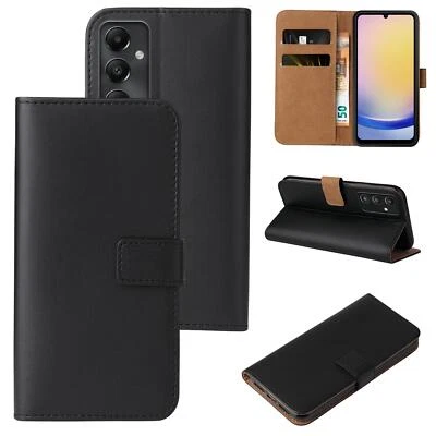 LBH TEC-EXPERT Hülle für Samsung Galaxy A25 5G Handy Klapp Tasche Smartphone Schutz schwarz Top