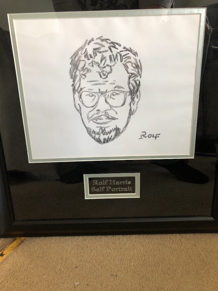 Reduced! Very Rare Original Rolf Harris Self Portrait | eBay