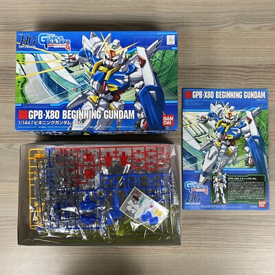 1/144 GUNDAM HG GPB-X80 BEGINNING GUNPLA BUILDERS 001 BANDAI | eBay