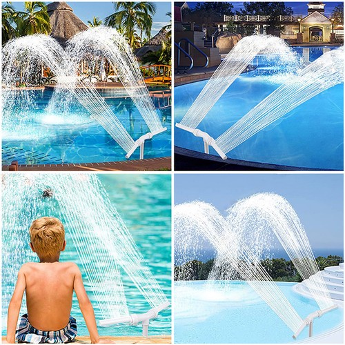 Pool Wasserfall-Spray-Teichbrunnen im Boden-Swimmingpool-Sprinkler Einstellbarer - Bild 12 von 12