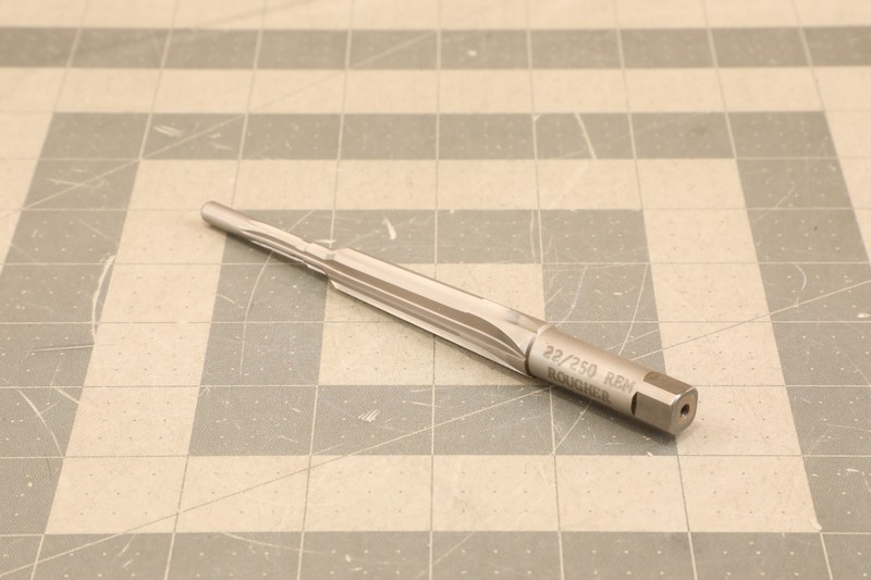 Clymer Rough Chamber Reamer, Rougher, Caliber: .22-250 Rem. Remington