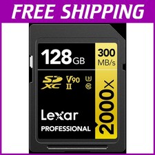 128GB Professional SD Card UHS-II 300MB/s Read Speed