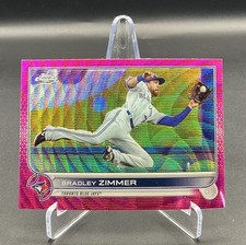2022 Topps Chrome Update - Bradley Zimmer #USC170 Pink Wave - Toronto Blue Jays