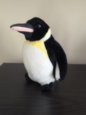 Realistic Emperor Penguin Plush Stuffed Animal 8"
