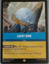 Disney Lorcana Into the Inklands EN3-Lucky Dime 165/204 Regular