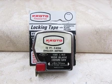 Vintage Proto No. 1581  L M/E Tape Measure 12 Foot 3.65M USA Made, NOS