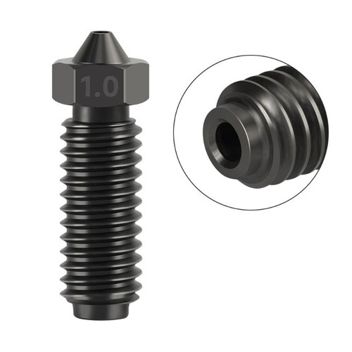 Do dyszy Anycubic Kobra 3 Mosiądz Stal hartowana Dysze drukarki 3D 0,4 0,8 1mm - Zdjęcie 5 z 14