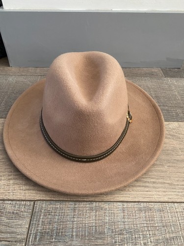 CARRAIG DONN Brown 100% wool Fedora Hat