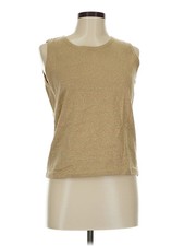 Stephanie Andrews Women Brown Sleeveless Top M