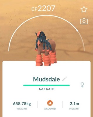    Mudsdale Trade     Pokémon Go Event / Safari Zone Exclusive