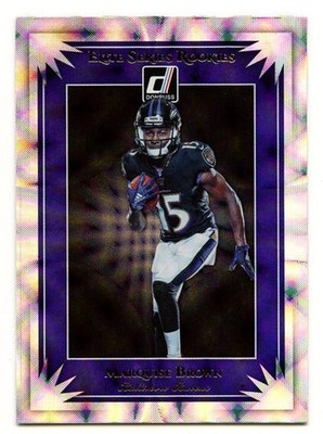 2019 Donruss #ESR-12 Marquise Brown Elite Series Rookies Baltimore Ravens RC