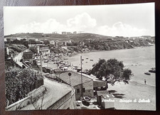 Cartolina Piombino Spiaggia di Salivoli Animata e Viaggiata nel 1962