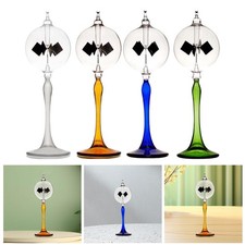 Solar Crookes Radiometer Windmill Glass Desktop Ornament Science Toy for Party