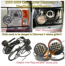 Adapter Wire 2005-2009 Discovery 3 headlight modified Discovery 4 Xenon WITH AFS