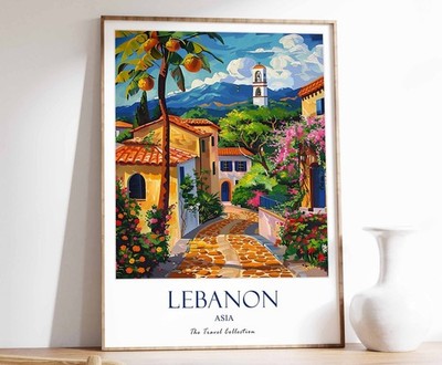 8_Lebanon Print, Lebanon Travel Poster, Middle East Travel Print, Islamic Decor,