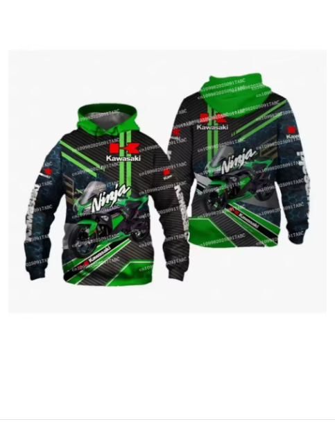 Sweatshirt Motorcycle Uniform Oversized Hoodie Unisex Mens Clothing-image