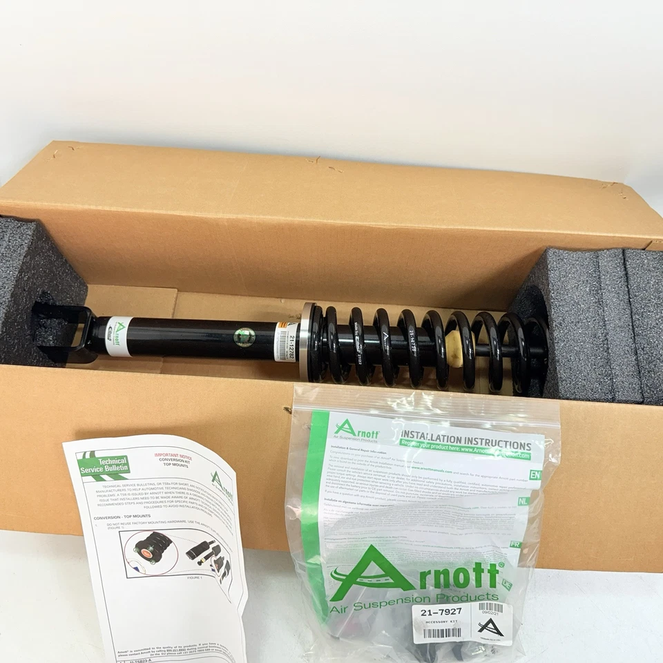Pair ARNOTT 21-12782  /  2004 - 2009 JAGUAR XJ8 VANDEN PLAS REGULAR FRONT STRUTS - Imagem 3 de 4