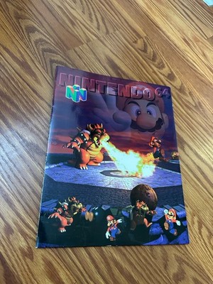 Super Mario & Bowser Nintendo 64 N64 Stuart Hall Promotional Kid's School Folder