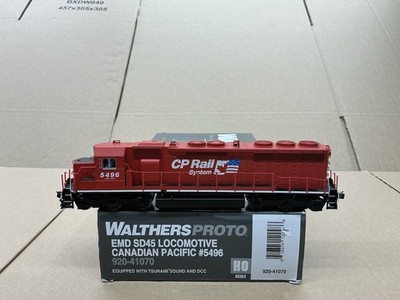 WALTHERS PROTO HO SCALE DIESELLOK SD45 CANADIAN PACIFIC DCC SOUND!