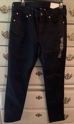 NEW American Eagle AE Air Flex + Plus Black Athletic Skinny Jean 31X32
