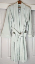 New Bliss Spa Ready Belted Bath Robe Size Small-Medium Color Sweet Spring Green