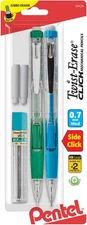 Twist Erase CLICK Automatic Pencil with 2 Eraser Refills and Lead, 0.7M