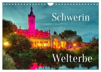 Schwerin - Welterbe (Wandkalender 2026 DIN A4 Quer), Calvendo Monatskalender