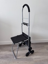 Stair Climber Trolley Dolly 36L Folding Shopping Cart Grocery Cart Trolley