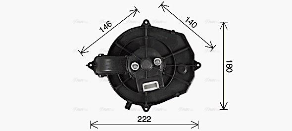 CN8335 AVA Blower FIT CITRO?N BERLINGO (2008) 1.6 HDI
