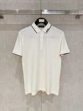 Loro Piana Logo Polo Shirt Men White Short Sleeve Size XL