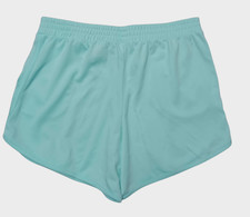 Athletic Works Women's Aqua Blue Mesh Lined Dance Athletic Shorts Plus Size