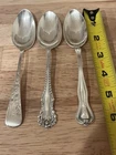 Vintage  Gorham -Dominick & Haff Sterling Silver Spoons Lot of 3 .925