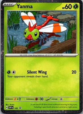 Yanma (Cosmos Holo) 185 Holo Promo Scarlet & Violet Promo Pokemon Holo Near Mint