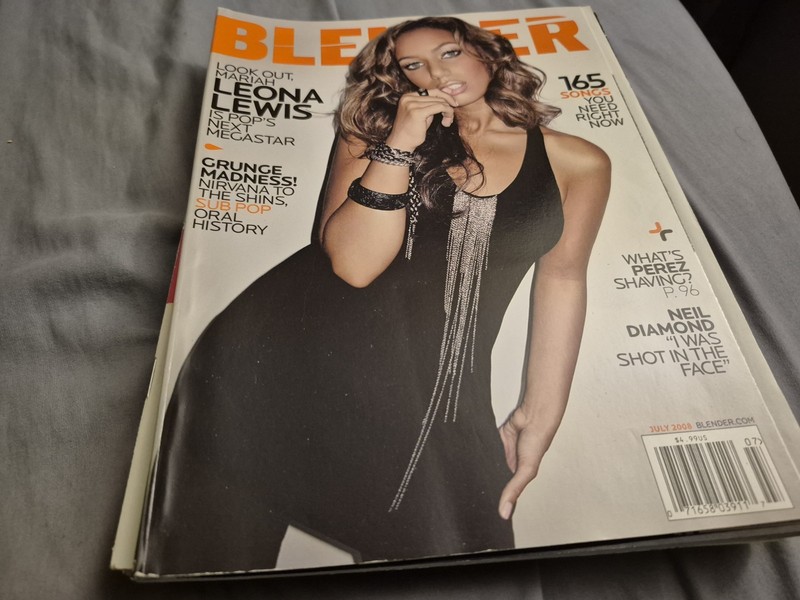 BLENDER magazine Leona Lewis Neil Diamond Perez Hilton Three 6 Mafia Tom Petty 