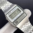 Rare Vintage Seiko Digital LCD Calculator-Alarm Japan Made Men's Watch C359-5000