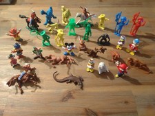 70er Jahre Figuren Konvolut 30 Teile, Wundertüte, Heimo u.a. 