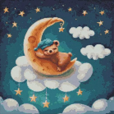 4823104347170 Diamentowa mozaika - Fairy Night 40x40cm Ideyka
