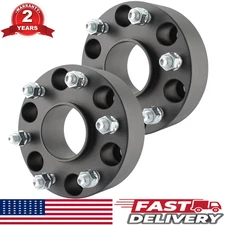 2x 2" Hubcentric Wheel Spacers 6x5.5 for Chevy Silverado Tahoe GMC Sierra 1500