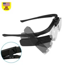 1.5/2.0/2.5/3.5/4.0/4.5X Illuminated Magnifying Glass Adjustable LED Magnifier G