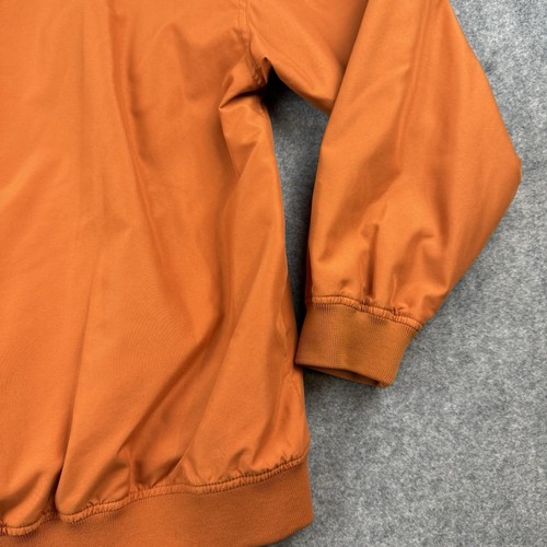Pullover Texas Longhorns Pro Player uomo giacca a vento grande foderata arancione vintage Y2K - Foto 9 di 14