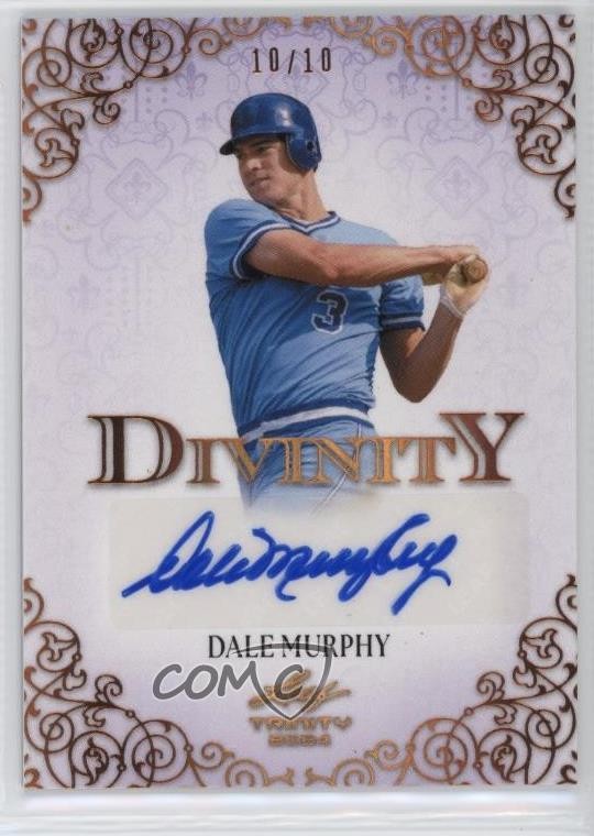 2024 Leaf Trinity Divinity 10/10 Dale Murphy #D-DM2 Auto 0s4