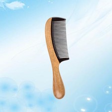 Hair Comb, Sandalwood Horn Teethed Anti-Static Head Massage Combs Wide Tooth