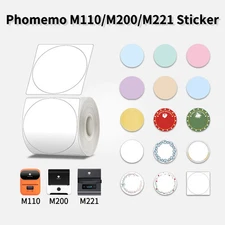 Phomemo M110 Thermal Labels: Ultimate Durable Transparent Round Labels
