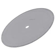 10" Lapidary Saw Diamond Blade 16mm Arbor Hole Thin Notched Rim for Cutting Rock