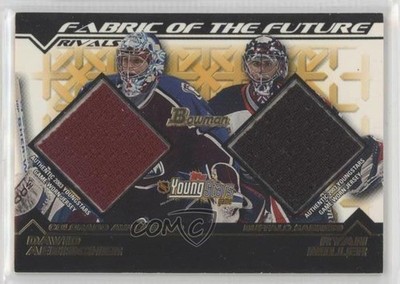 2002 Bowman YoungStars /250 David Aebischer Ryan Miller #FFR-DA/RM Rookie RC 1k9
