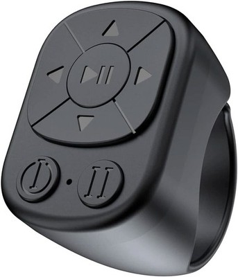 Tiktok Bluetooth Remote Control Scrolling Ring TIKTok Page Turner Black White PK