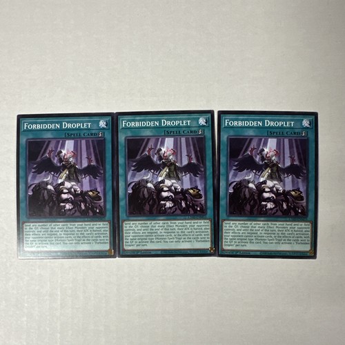 3x Forbidden Droplet Common L26D-ENM13 NM Legendary Modern Decks 2026 playset