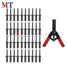 41 Pack Rivet Gun Quick Set Riveter Riveting Hand Tool Asorted Set Plastic Poly